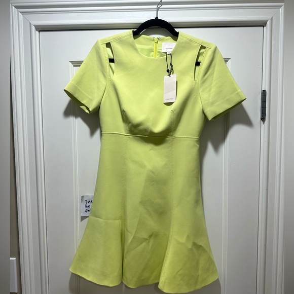 Cinq a Sept dress NWT size 2. Minor flaw. Yellow - Picture 2 of 5